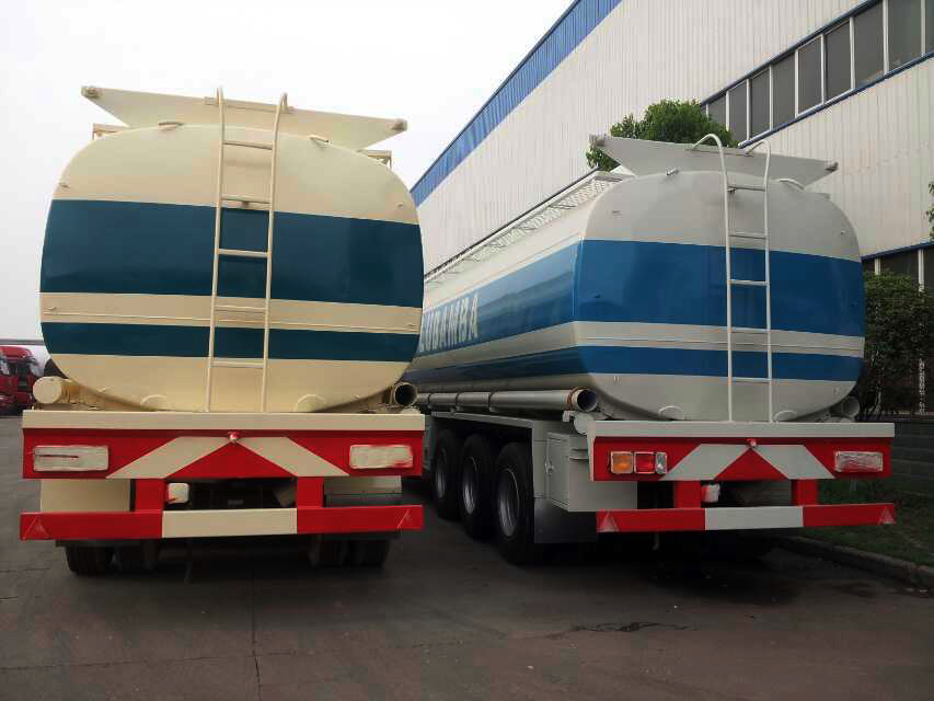 52000Liters CLW group Carton Steel material oil tank trailer for transport diesel or oil gasoline