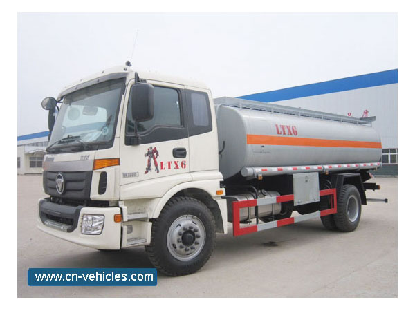 FOTON Auman 15000 Liter Diesel Oil Transporter Capacity Fuel Tanker Truck