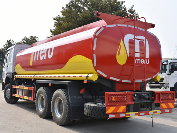 HOWO 25000 liters heavy fuel oil truck tanker fuel tank truck