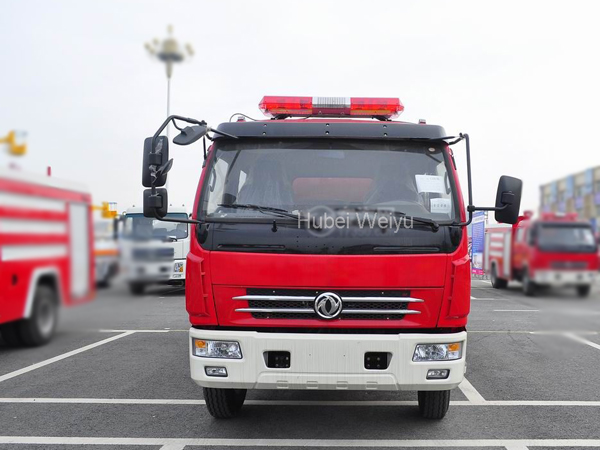 Dongfeng 6cbm Fire Fighting Superstructure Carrier Truck for Sales