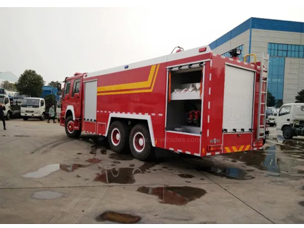 16tons Howo 10 wheel Fire Engine 13000Liters Water 3000liters foam Tanker Fire Fighting Truck 
