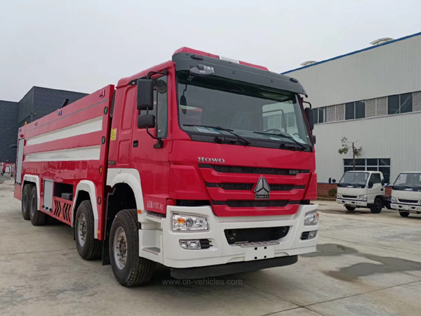 Sinotruck Howo 20tons to 25tons Foam Fighting Fire Truck For Sales