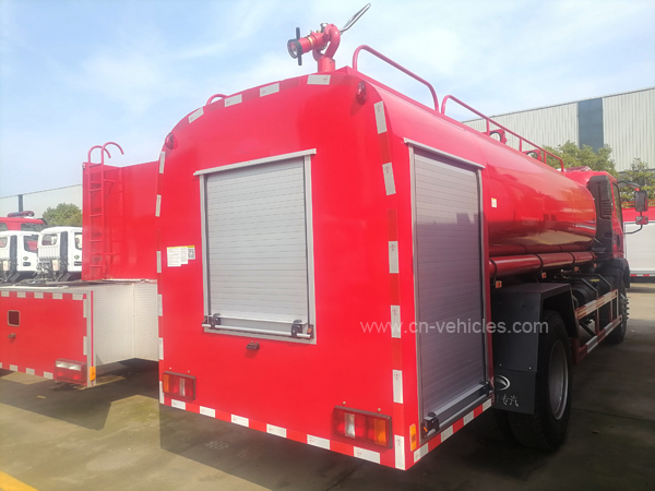 HOWO 6000 Liter Fire Water Tank Truck 