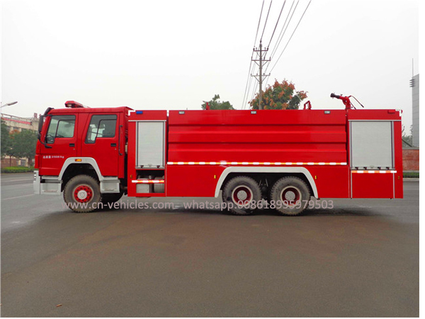 North Benze Beiben 15000 Liters Foam and Water Fire Flighting Truck For Sales