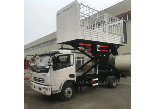 Dongfeng Motor 120HP 6 ton 8 Tons Hydraulic Lift Box Cargo Truck