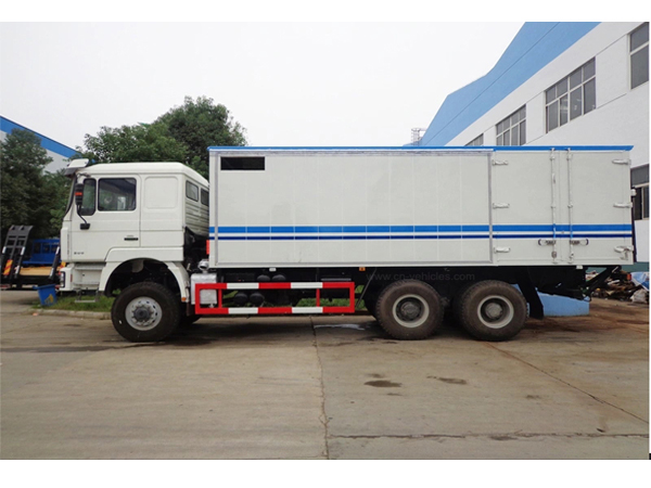 Shacman 15ton 20ton Heavy Duty Cargo Truck with Rear Lifting Platform