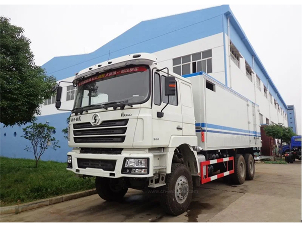 Shacman 15ton 20ton Heavy Duty Cargo Truck with Rear Lifting Platform