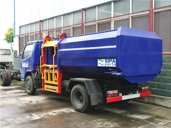 Full Automatic Rubbish Collection Truck Hydraulic Control Pick Up Garbage Truck
