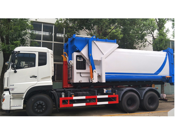 5 Tons Dongfeng DFAC Rear Load Hook on Garbage Truck