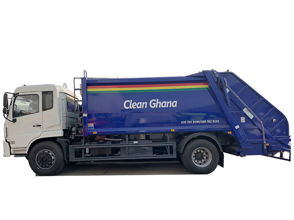 DFAC 12m3 customized garbage Compactor Waste truck sanitation vehicle sell to Ghana