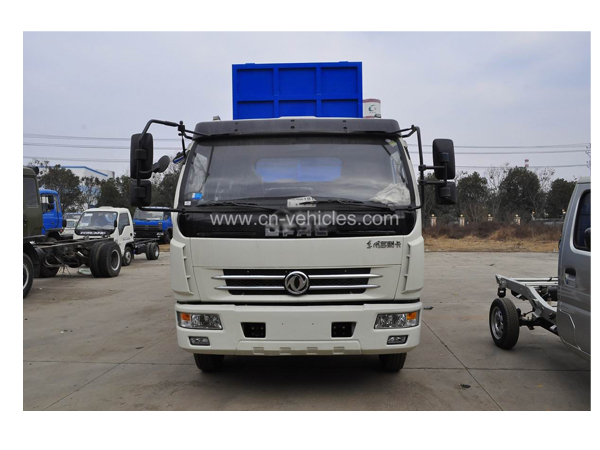 DFAC Dongfeng brand 5 Ton Swing Arm Skip Loader Garbage Truck