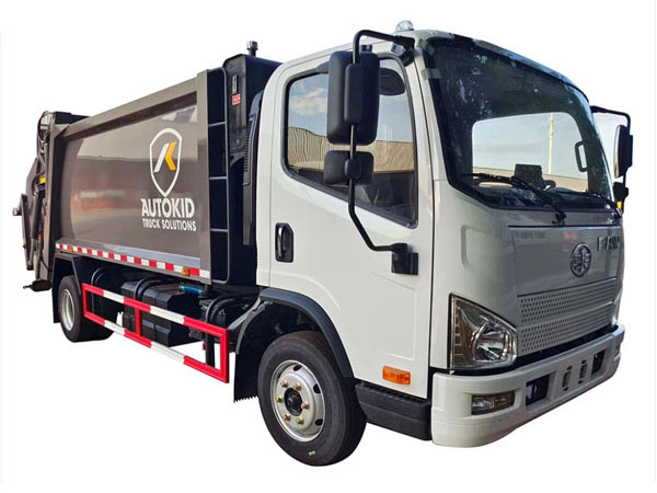 FAW 6000 Liters 6m3 LHD Rhd Small Compressed Garbage Truck for Rubbish Collection