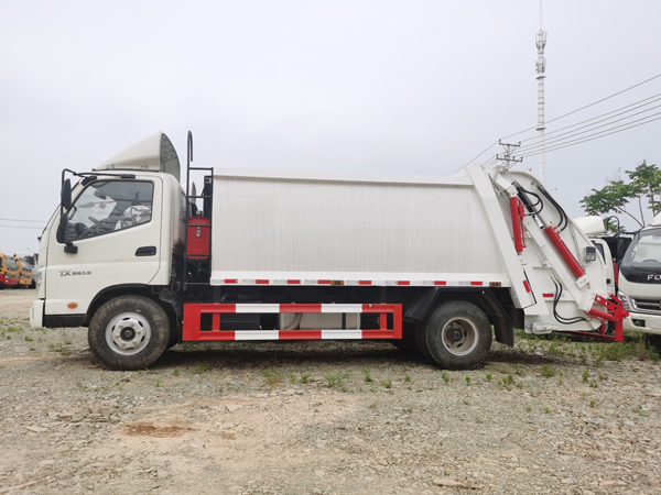 Foton 6cbm 5.4 Ton Self Loading Compaction Garbage Refuse Truck