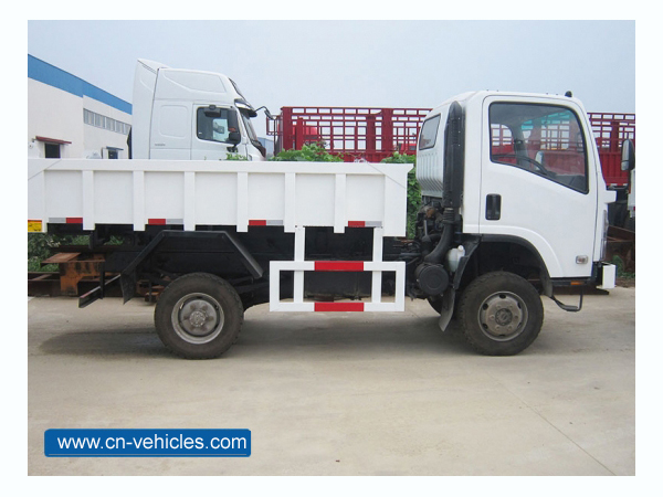 ISUZU 6 Wheels 600P Small 8000kg Garbage Transport Dump Truck For Sales