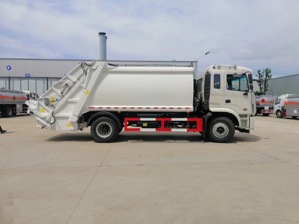 JAC 12cbm Compression Compactor Garbage Truck Suitable For 120 or 240 or 260 Liter Square or 300L Circular Bin To transport Waste or Trash