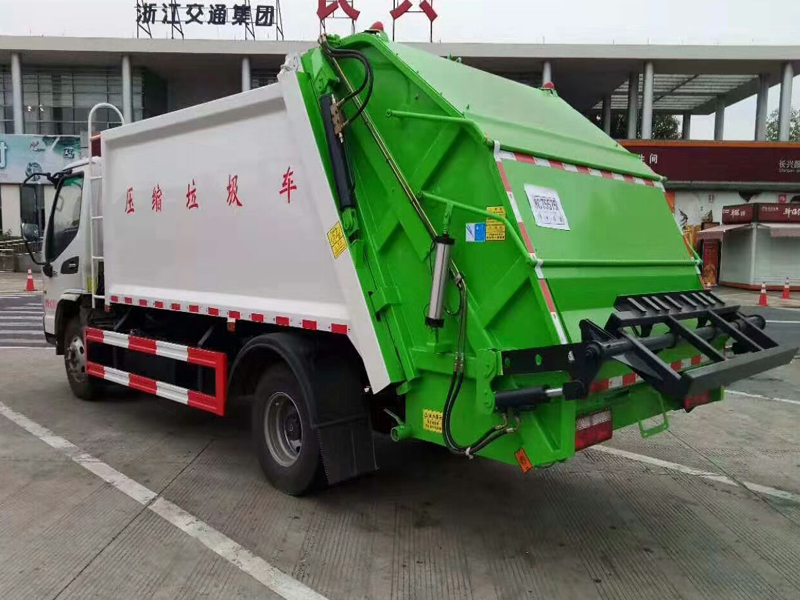 5000liters JAC Rear Load Garbage Compactor Trucks for Sales