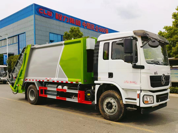 Shacman L3000 16cbm Compactor Compressed Garbage Transport Rear Loader Truck for Kazakhstan