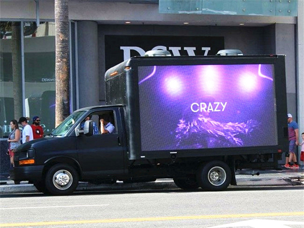 3 Side P6 P5 P4 Full color Digital Led Mobile Billboard Advertising Truck For Sale