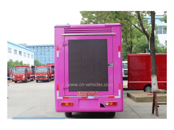 Foton Outdoor Advertising Mobile LED Sign Vehicle for Export