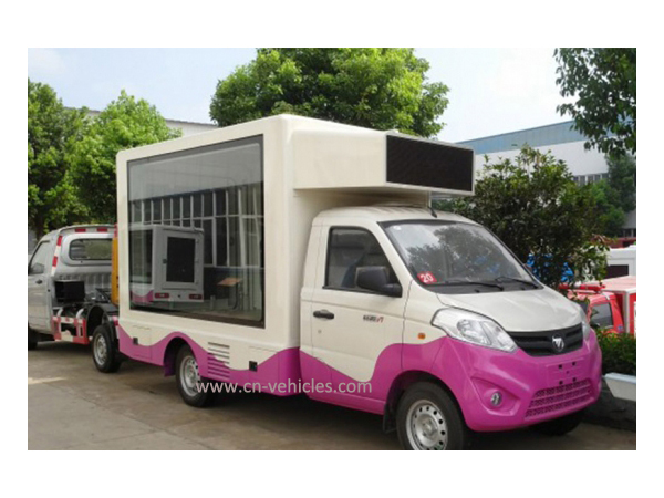 Foton 2 Side or 3 Side Mobile Advertising Screen Display Truck for Sales