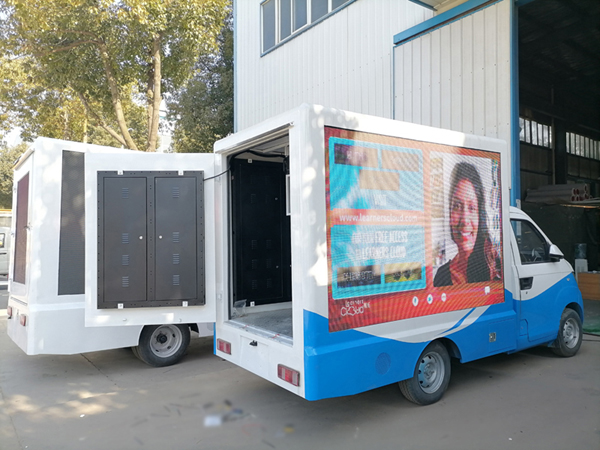 Karry Mini P6 Full Color Outdoor Led Billboard Moving Display Truck For Sale