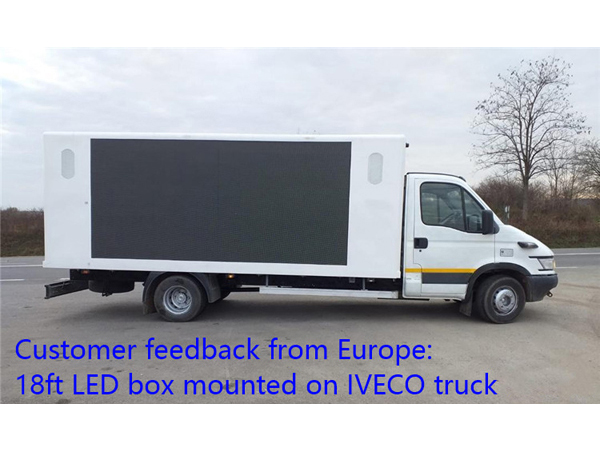 16ft 18ft LED Billboard Box Outdoor P3 P4 P5 P6 LED Display Box Mounted on Truck