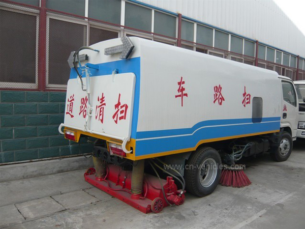 hot sale dongfeng 4m3 road sweeping vehicle,road sweeper truck