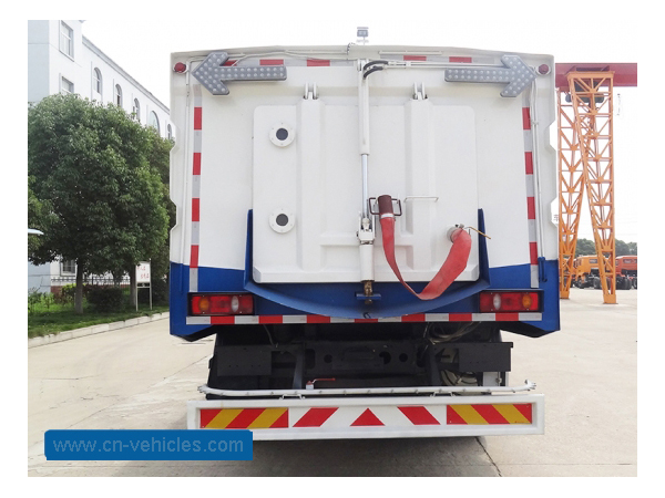 DongFeng 7cbm Sweeper Width 3.5mm KINGRUN High Pressure Road Washing Truck