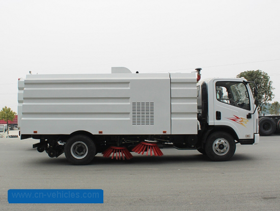 FAW RHD 8000L Road Sweeper Vacuum Cleaner Truck