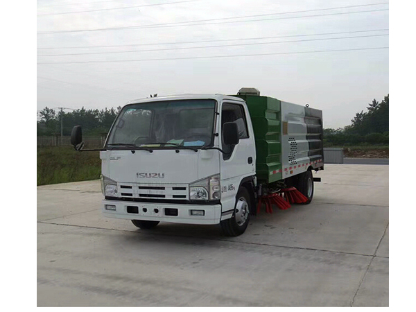 Cement Factory Road Sweeper Truck Isuzu 5m3