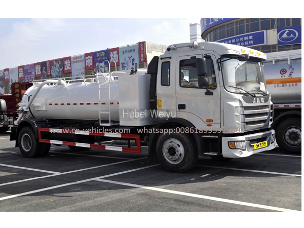 JAC 15000 Liters 3 Alex Vacuum Sewage Fecal Suction Truck