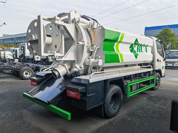 Foton RHD 6CBM High Pressure Combined Suction and Jetting Sewage Cleaner Truck
