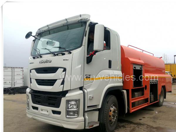 ISUZU  15 Tons Sewer Cleaning Vacuum Truck For City and Factory Usage