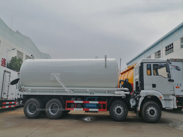 Shacman H3000 16000 liters to18000 Liters Septic Vacuum Tank Tankers Truck For Sales