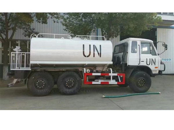 10 Ton Chengli 6 Wheel Diesel 160HP 6wd LHD Dongfeng Water Tanker Trucks for Un