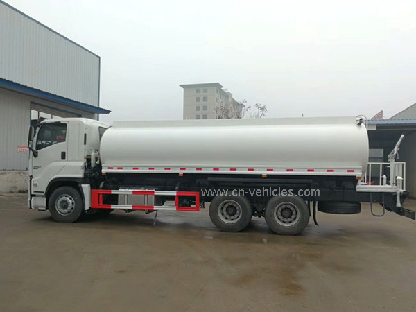 ISUZU 6x4 20CBM Commercial Container Water Truck For Water Delivery