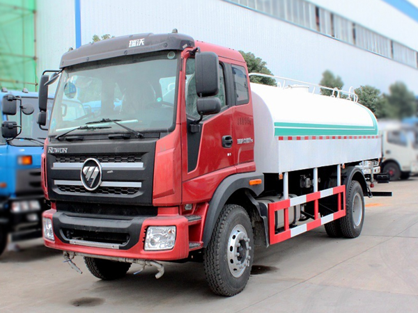 Foton Light Duty 10cbm Water Tank Truck Foton with Left Hand Driving Steering