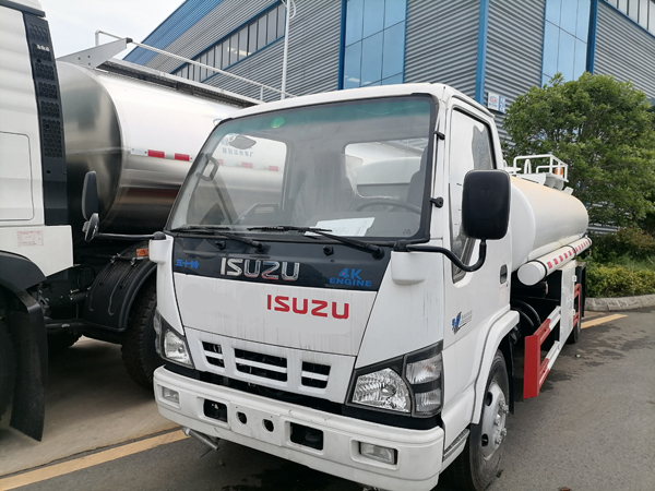 ISUZU 4000liter SS304 Mobile Tanker Drinking Portable Water Tank Transport Truck