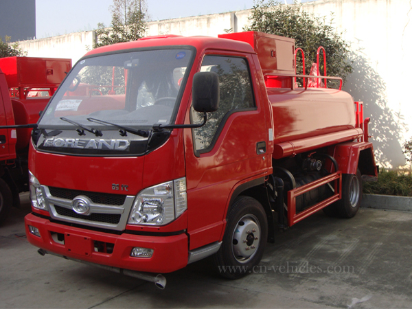 RHD diesel mini 4000liter forland water tank truck 4m3