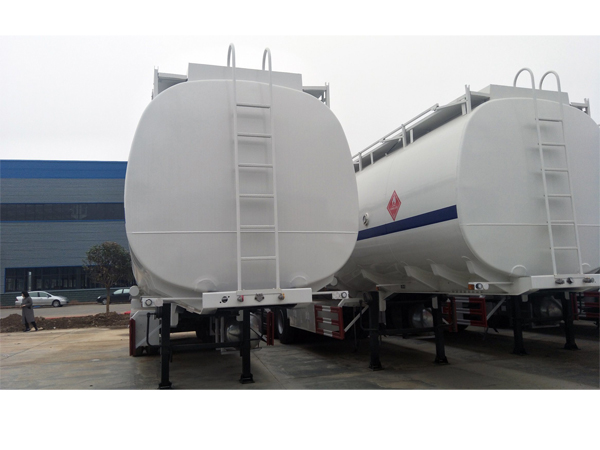 51 Cubic Meter 3 Axle Fuel Oil Tanks Trailer