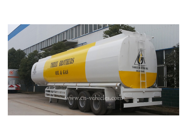 3 Axles 45ton 50cbm Mobile Fuel Oil Tank Trailer