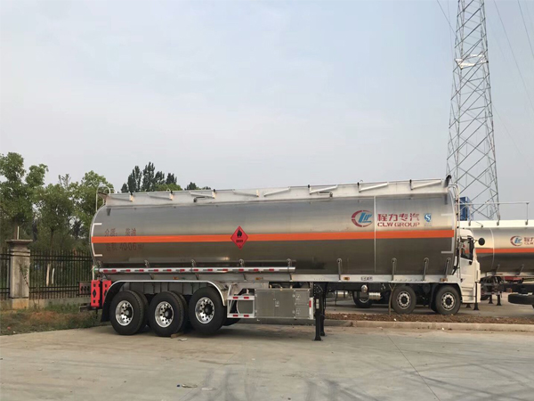 40cbm Diesel  Gasoline  Fuel Petrol Aluminum Alloy Tank Trailer