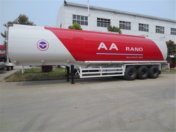 50000 liters 3 axle oil tank transport semi trailer we export to AA Rano