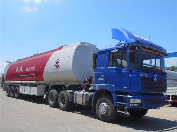 50000 liters 3 axle oil tank transport semi trailer we export to AA Rano