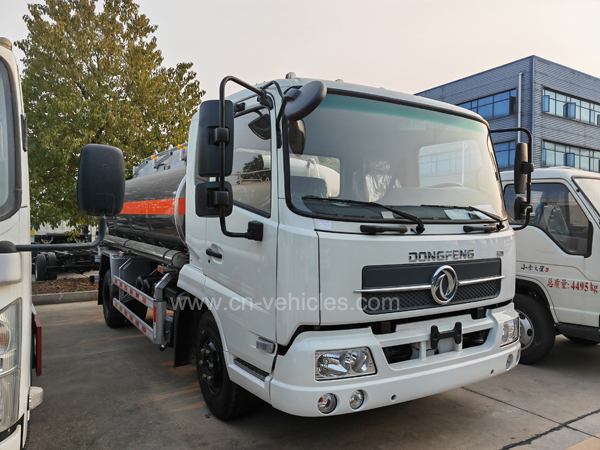 Dongfeng KR 15m3 Fuel Tanker Truck 6 Wheel Edible Oil Tanker 15000L Petrol Gasoline Tank Delivery Truck Aluminum Alloy