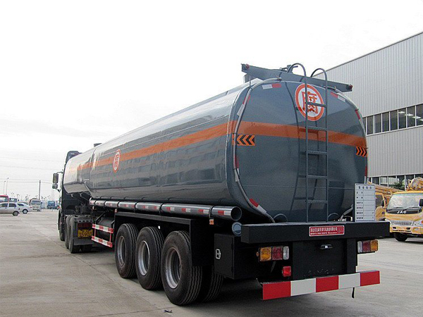 3axle 2axle 27000liter 10000 Gallons 27cbm Chemical Liquid Chl Road Tanker 38cbm Sulfuric Acid Tank Trailer