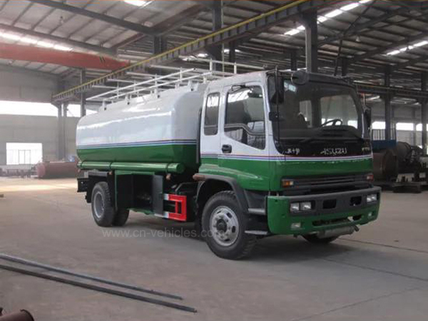 Isuzu 4X2 10000liters 15000liters Stainless Steel Aluminum Alloy Liquid Tank Truck Oil Delivery Truck