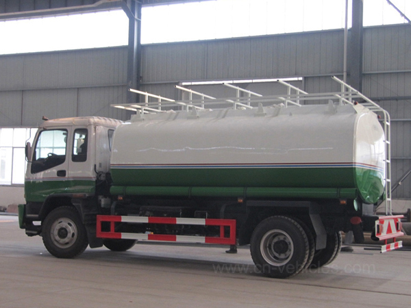 Isuzu 4X2 10000liters 15000liters Stainless Steel Aluminum Alloy Liquid Tank Truck Oil Delivery Truck