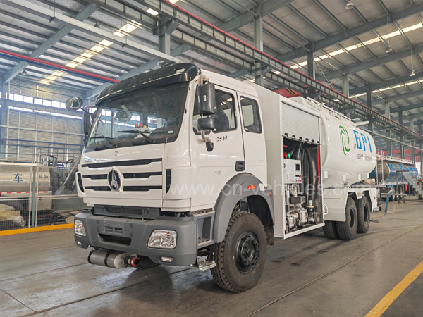 North Benz Beiben 6 wheelers aircraft refueling trucks 5000Liters Aviation kerosene with fuel dispenser truck