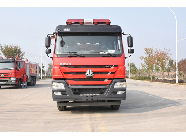 10ton Sinotruk HOWO Euro3 Water Foam Dry Powder Combined Fire Truck